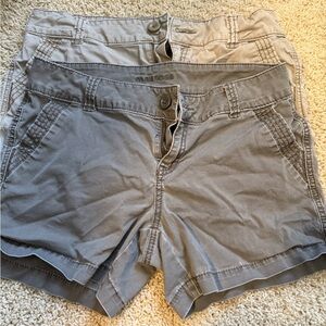 Maurices Gray and tan Women's Shorts